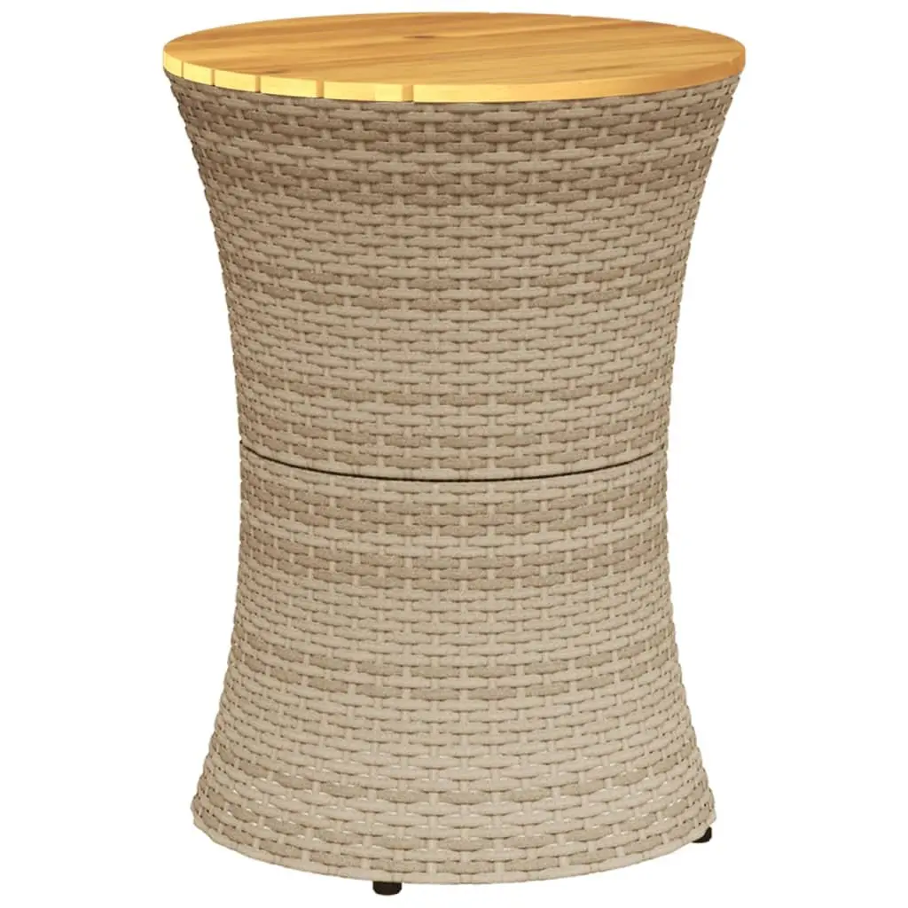 Beige Garden Side Table