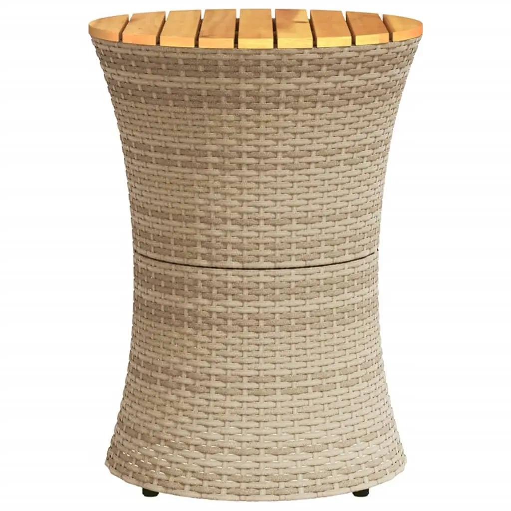 Beige Garden Side Table