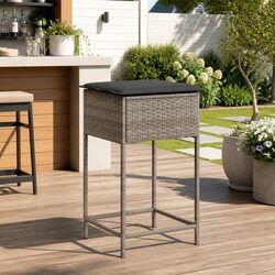 Comfortable Outdoor Bar Stools Set of 2 for Garden Use