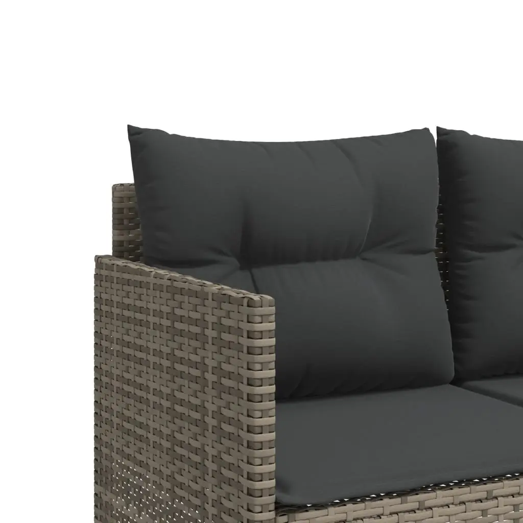 Grey Outdoor Sun Lounger with Cushions Included