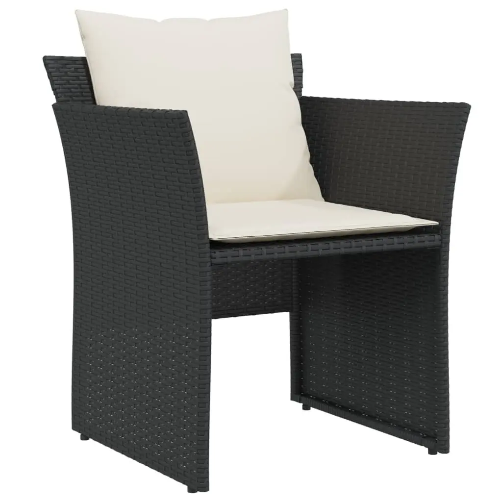 Outdoor Chair Set in Black