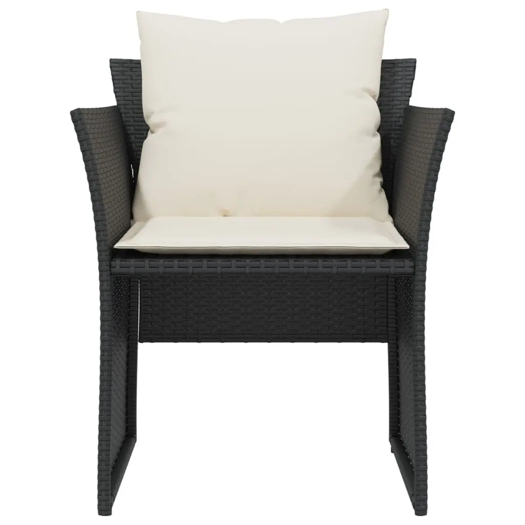 Outdoor Chair Set in Black