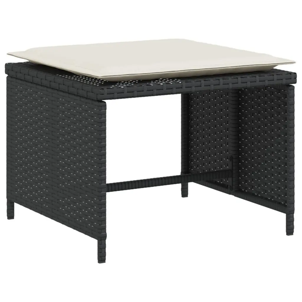 Outdoor Chair Set in Black