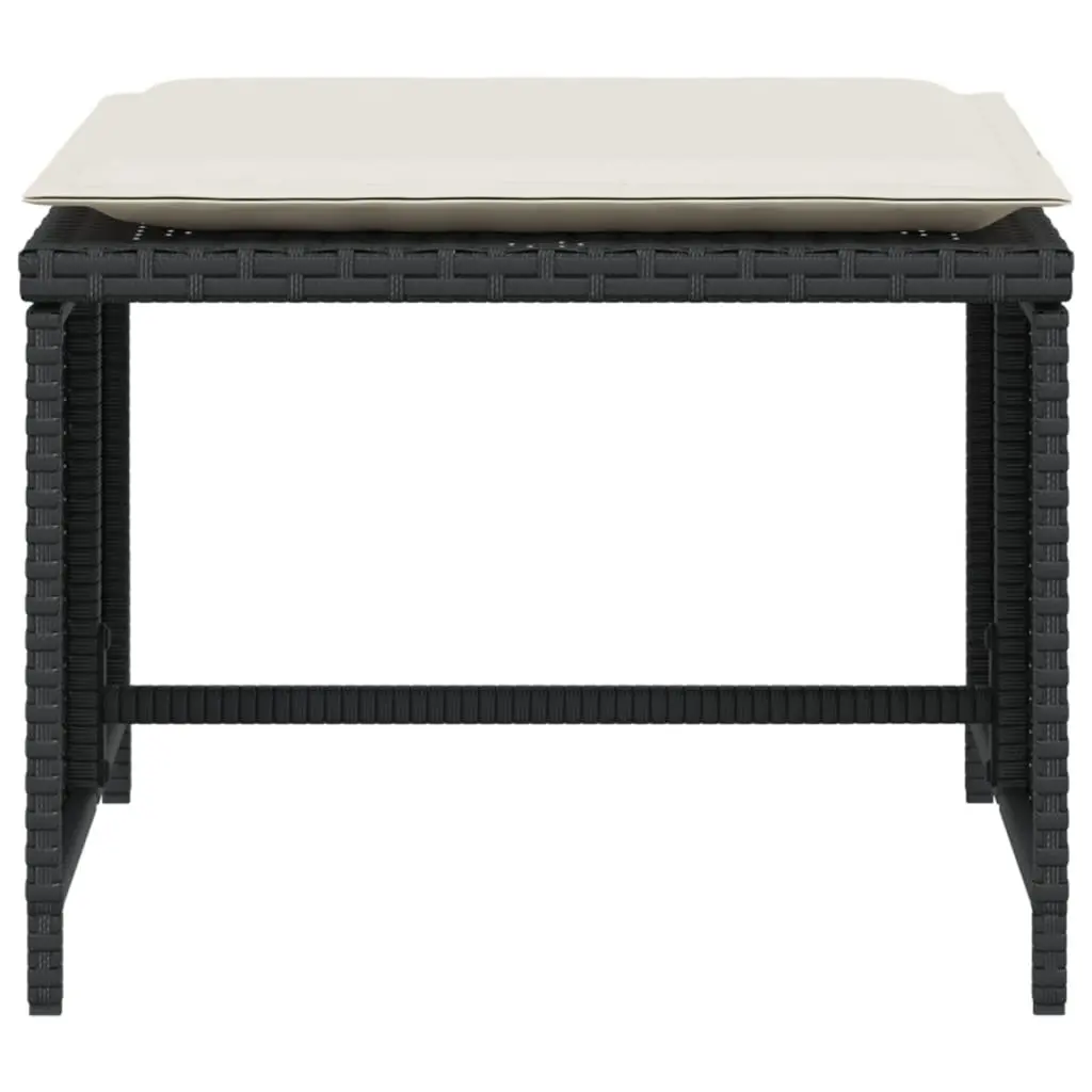Outdoor Chair Set in Black