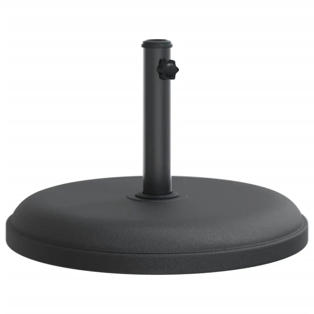 Parasol Base 25 kg Outdoor Umbrella Stand Black Ø32/35/38 mm