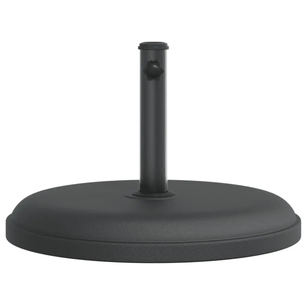 Parasol Base 25 kg Outdoor Umbrella Stand Black Ø32/35/38 mm