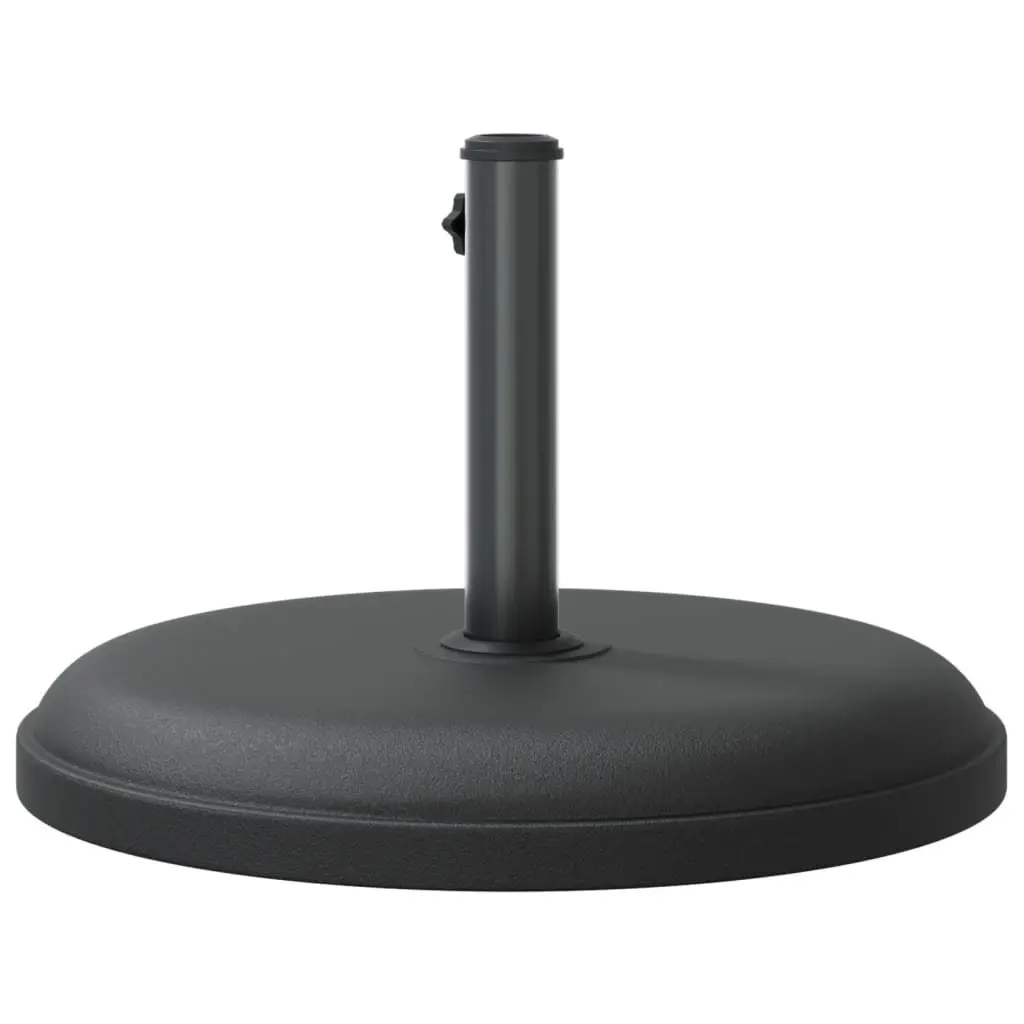 Parasol Base 25 kg Outdoor Umbrella Stand Black Ø32/35/38 mm