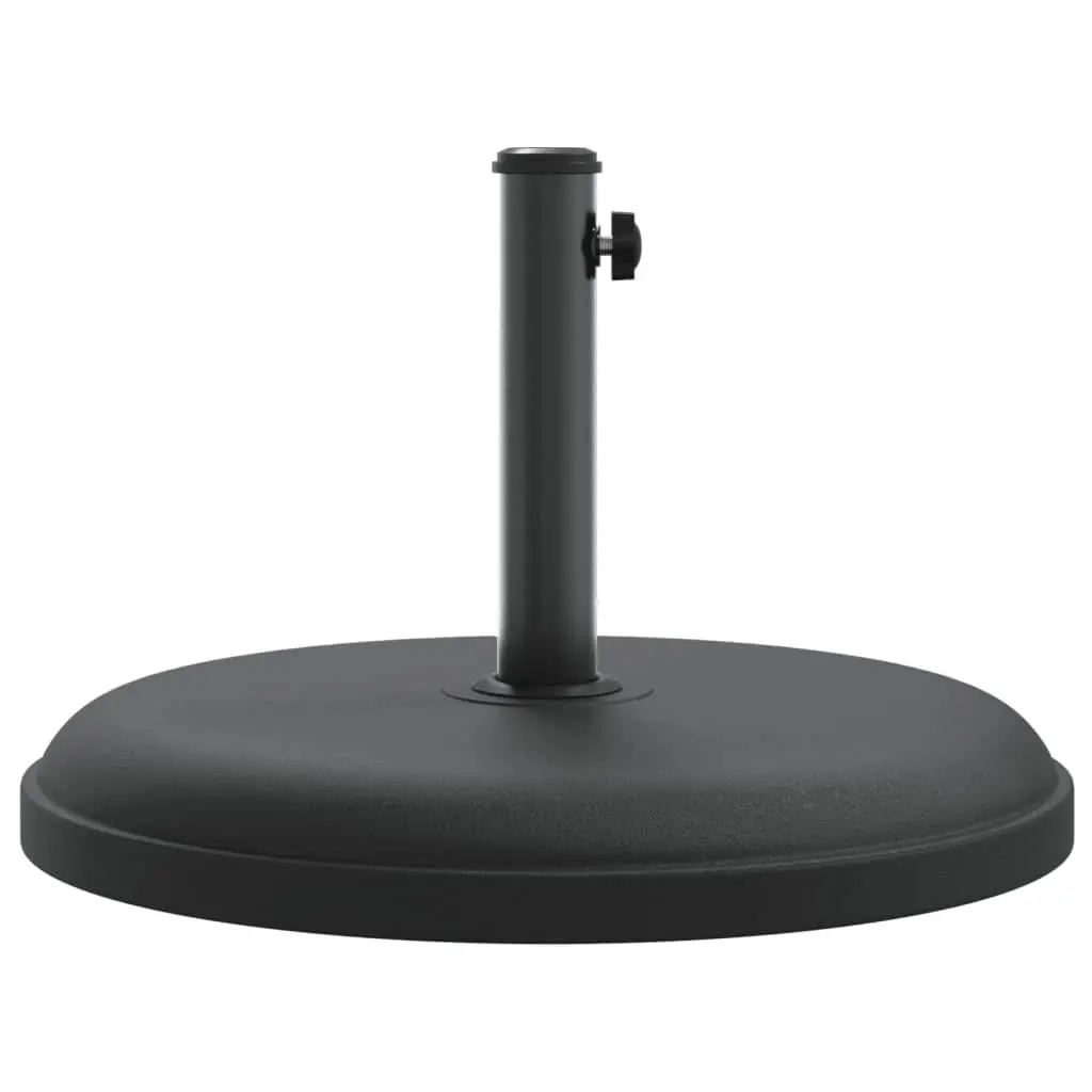 Parasol Base 25 kg Outdoor Umbrella Stand Black Ø32/35/38 mm
