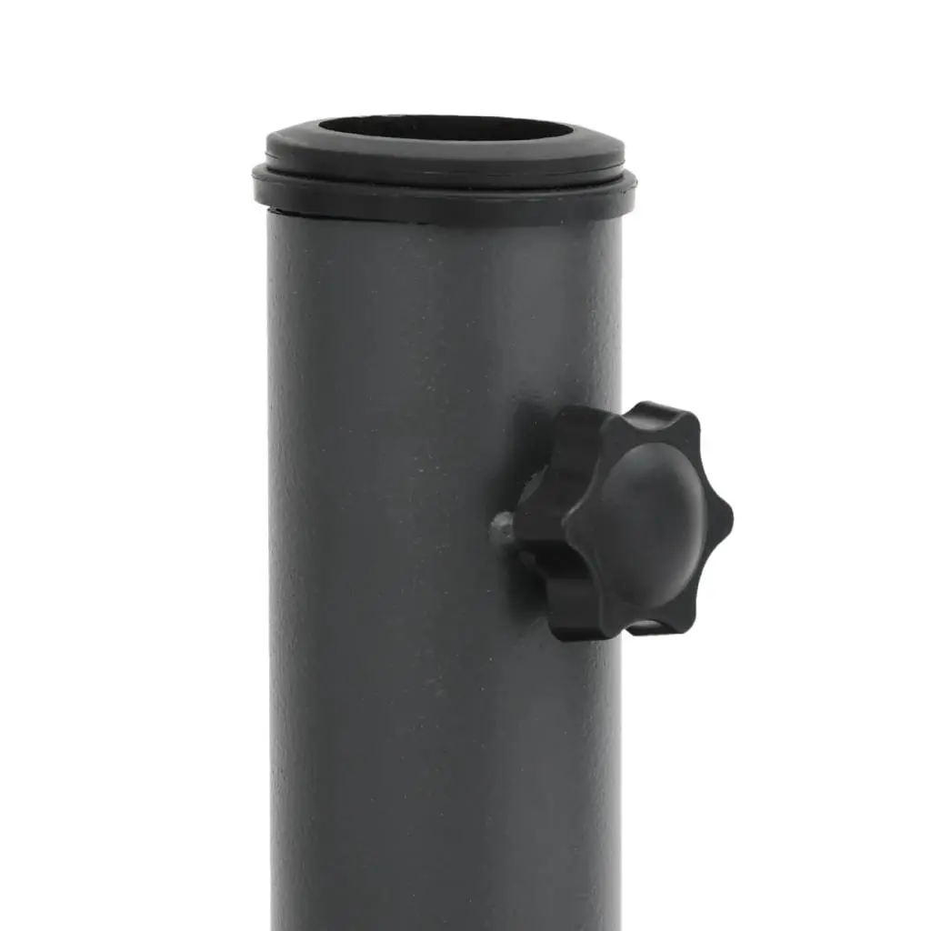 Square Parasol Base Outdoor Umbrella Support 11 kg Black