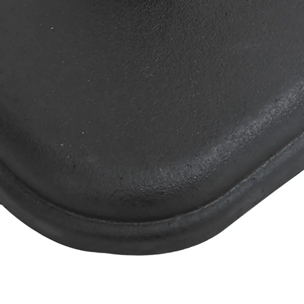 Square Parasol Base Outdoor Umbrella Support 11 kg Black