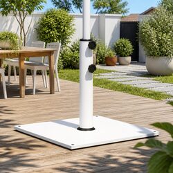 Reassuring Quality in a 17kg White Parasol Base