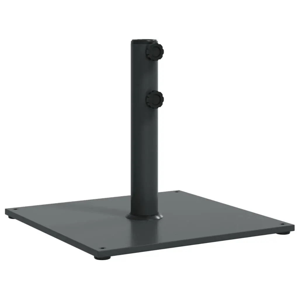 Parasol Base Umbrella Stand Grey Steel 32mm 38mm 48mm Pole Adapter