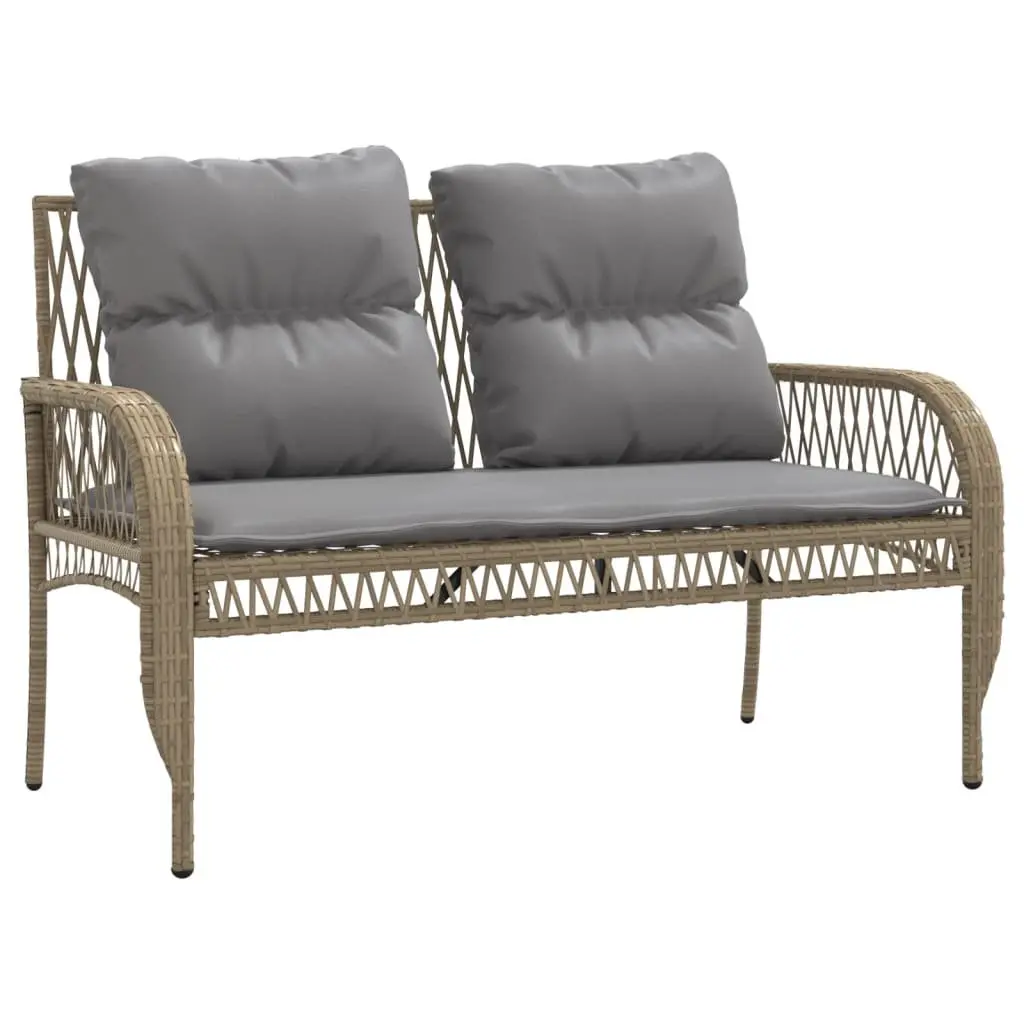 Garden Sofa Set 4 Piece Outdoor Furniture Patio Seating Beige