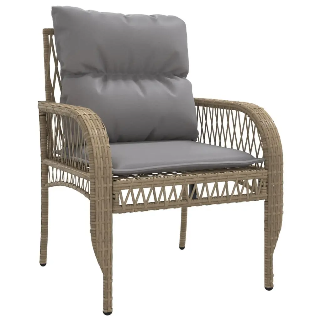 Garden Sofa Set 4 Piece Outdoor Furniture Patio Seating Beige