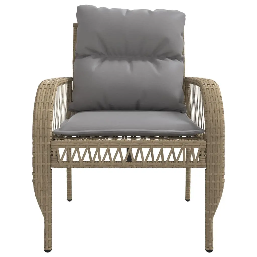 Garden Sofa Set 4 Piece Outdoor Furniture Patio Seating Beige