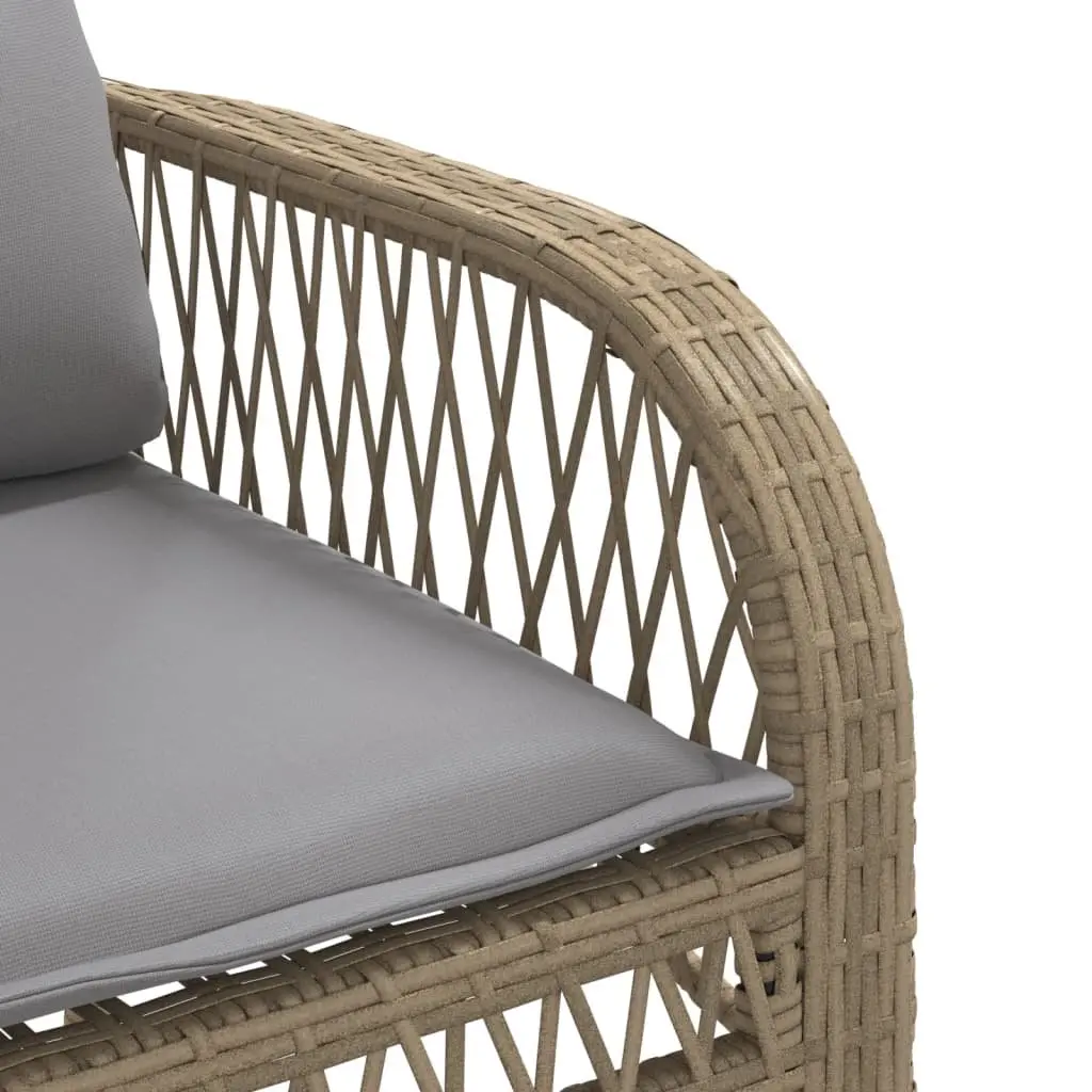 Garden Sofa Set 4 Piece Outdoor Furniture Patio Seating Beige