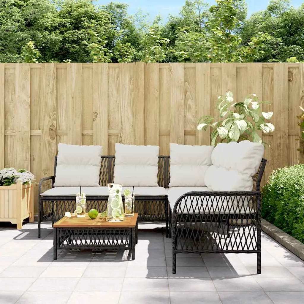 2 Piece Garden Sofa Set