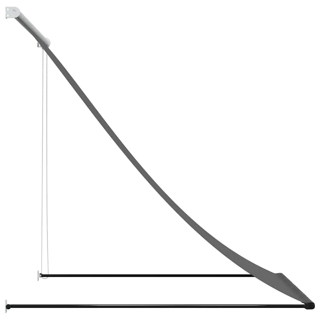 Retractable Awning Patio Shade 100x150 cm Anthracite