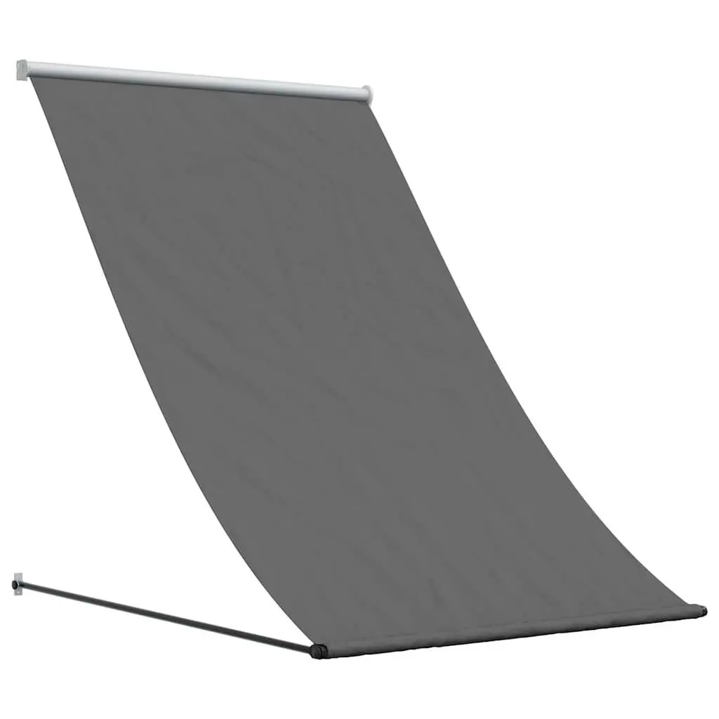 Retractable Awning Shade 150x150 cm Anthracite Outdoor Patio Window Door