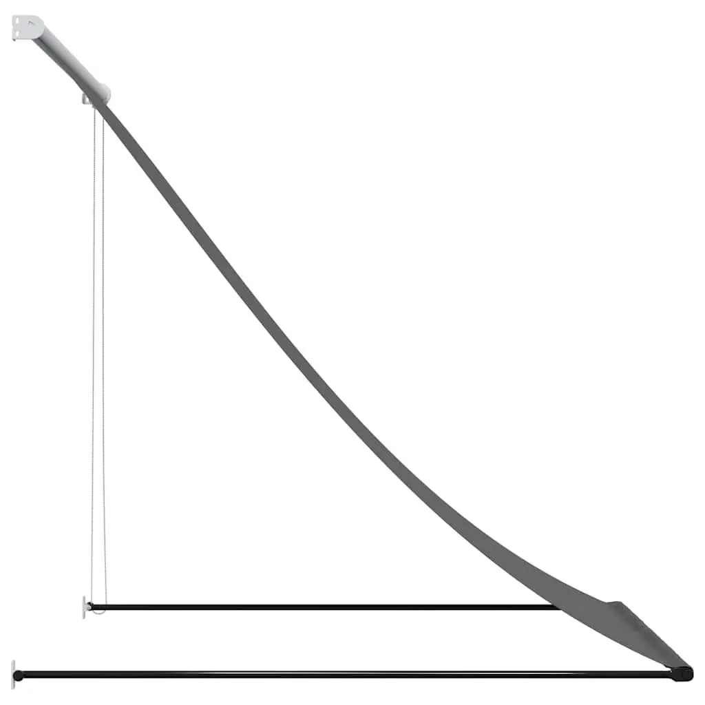 Retractable Awning Shade 150x150 cm Anthracite Outdoor Patio Window Door