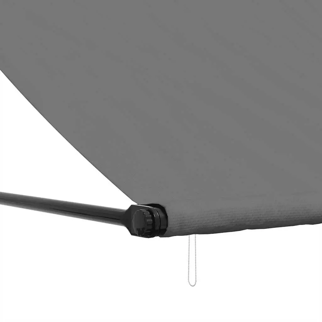 Retractable Awning Shade 250x150cm Anthracite Wall Mount for Patio Balcony Outdoor Space