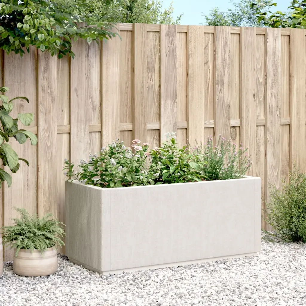 Garden Flower Box Planter Climbing Plants Outdoor White