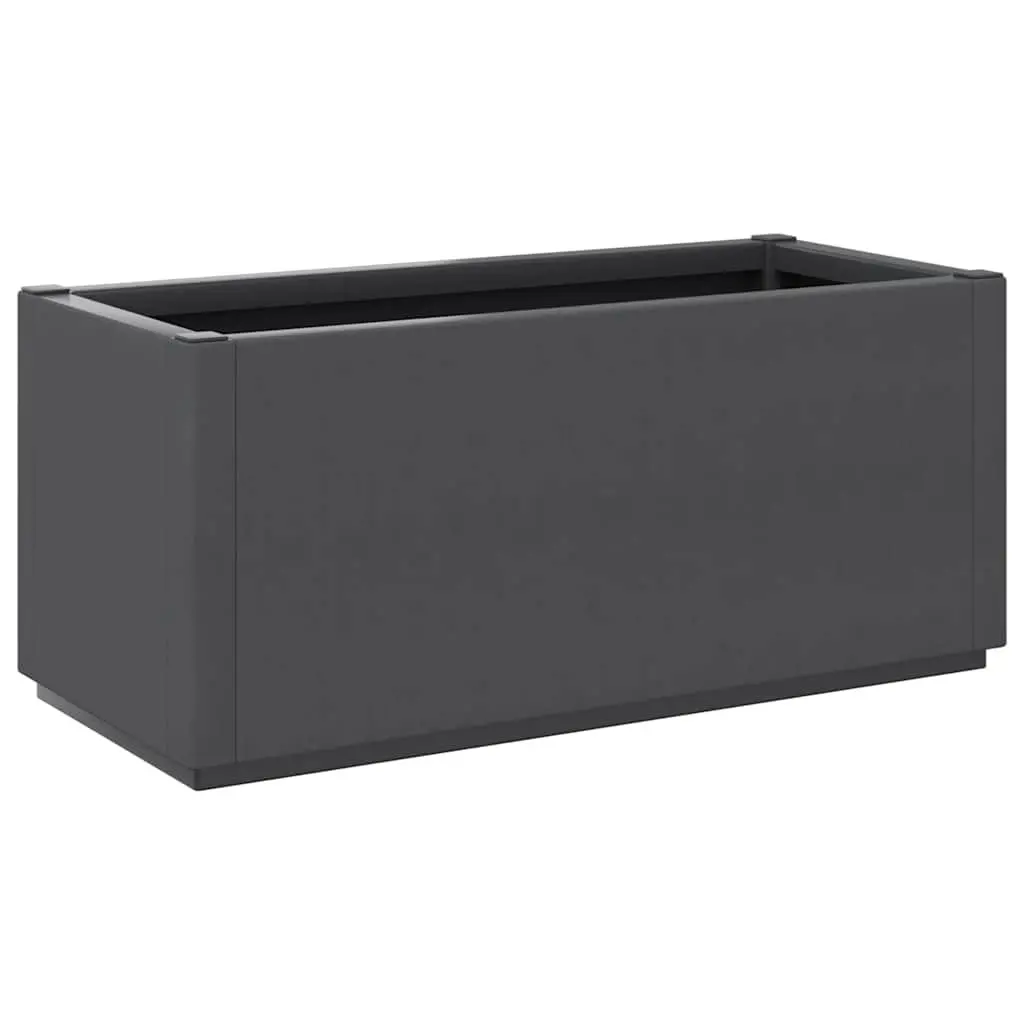 Garden Planter Box Outdoor Dark Grey for Climbing Plants