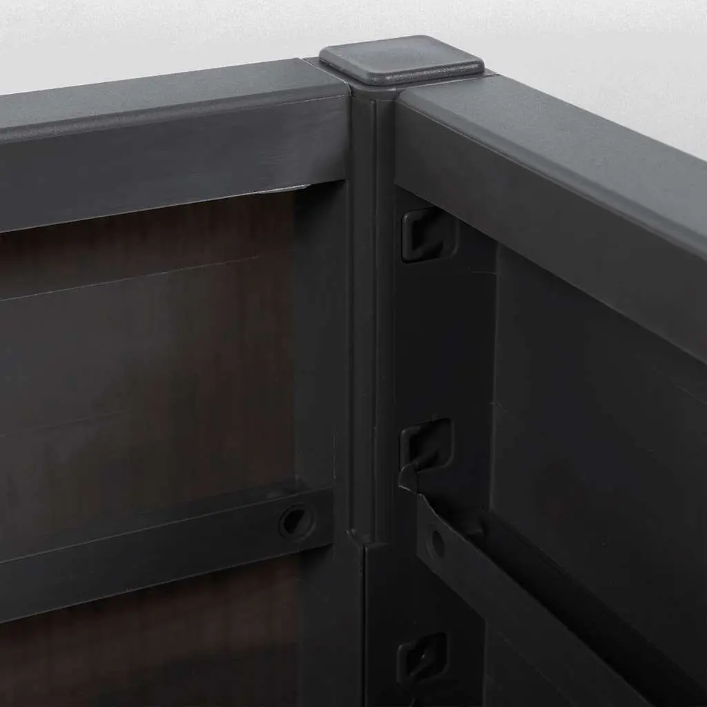 Garden Planter Box Outdoor Dark Grey for Climbing Plants