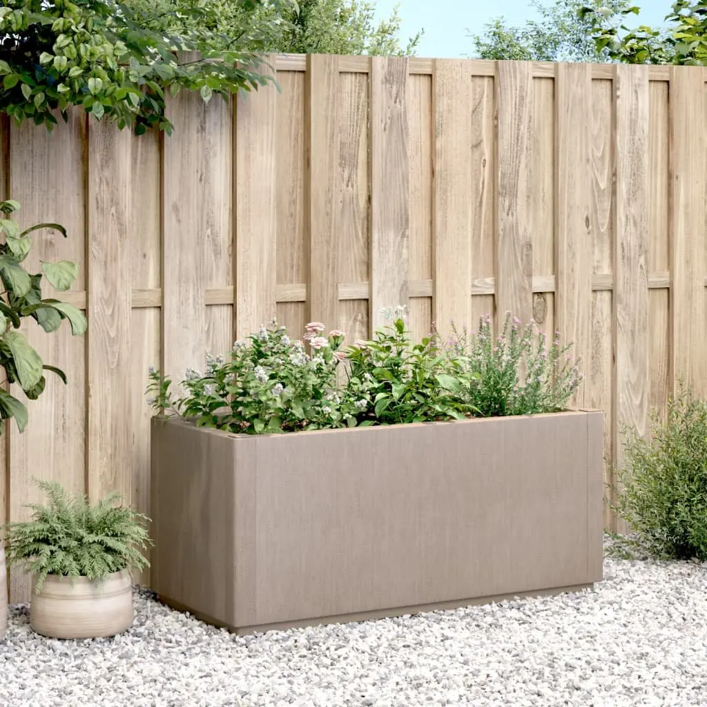 Garden Flower Box Planter Climbing Plants Light Brown