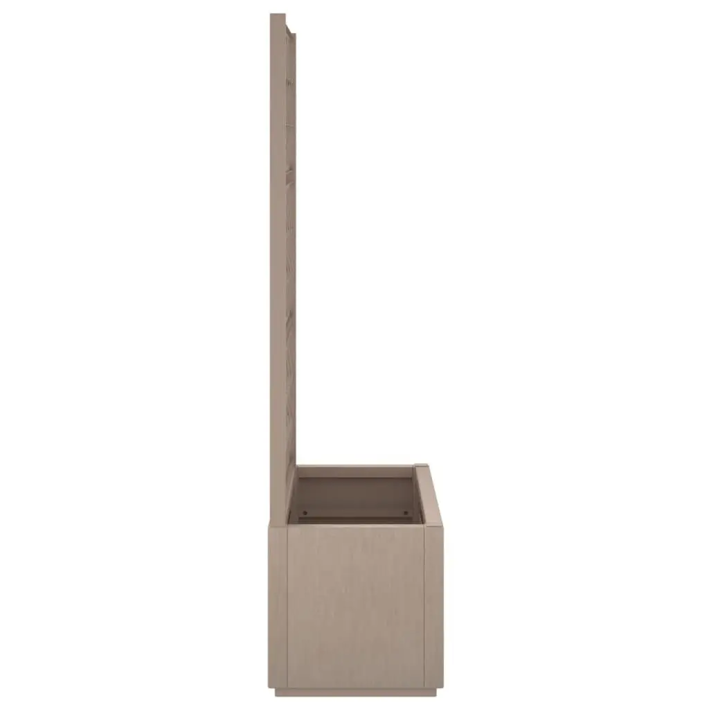 Garden Planter Trellis Climbing Plant Support 80 x 36 x 140 cm Brown