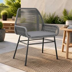 Comfortable Garden Chair Set with Cushions for Relaxation