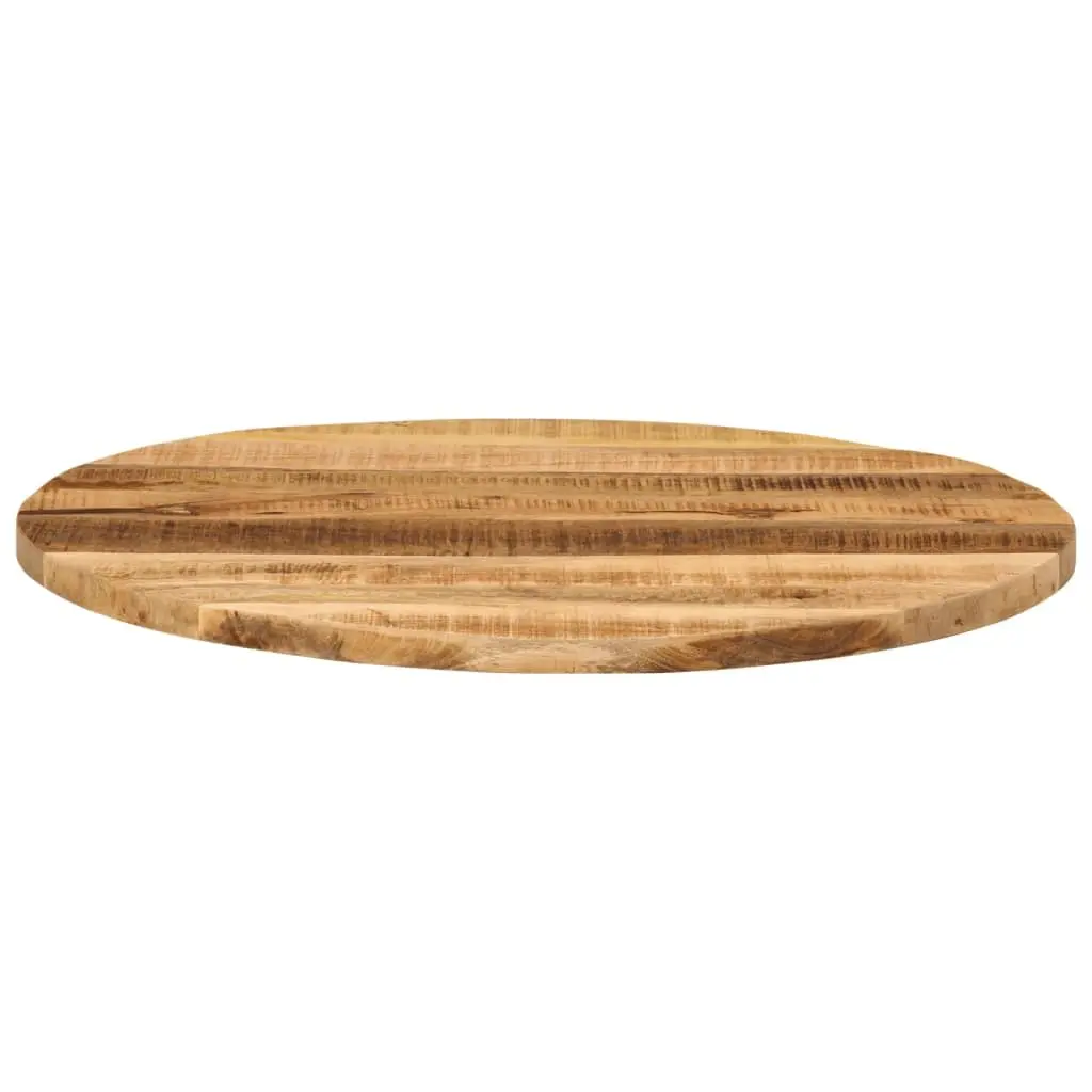 Ø 80cm Round Mango Wood Table Top in Brown