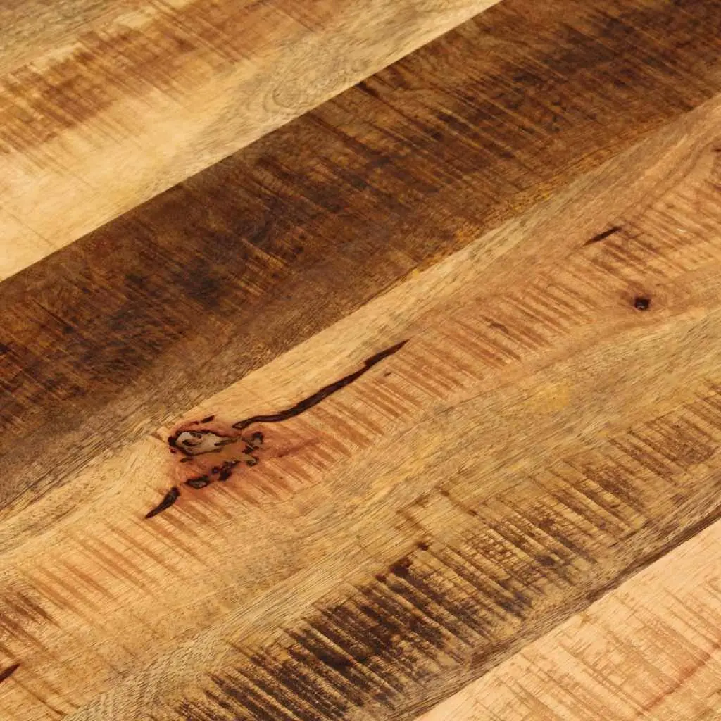 Ø 80cm Round Mango Wood Table Top in Brown
