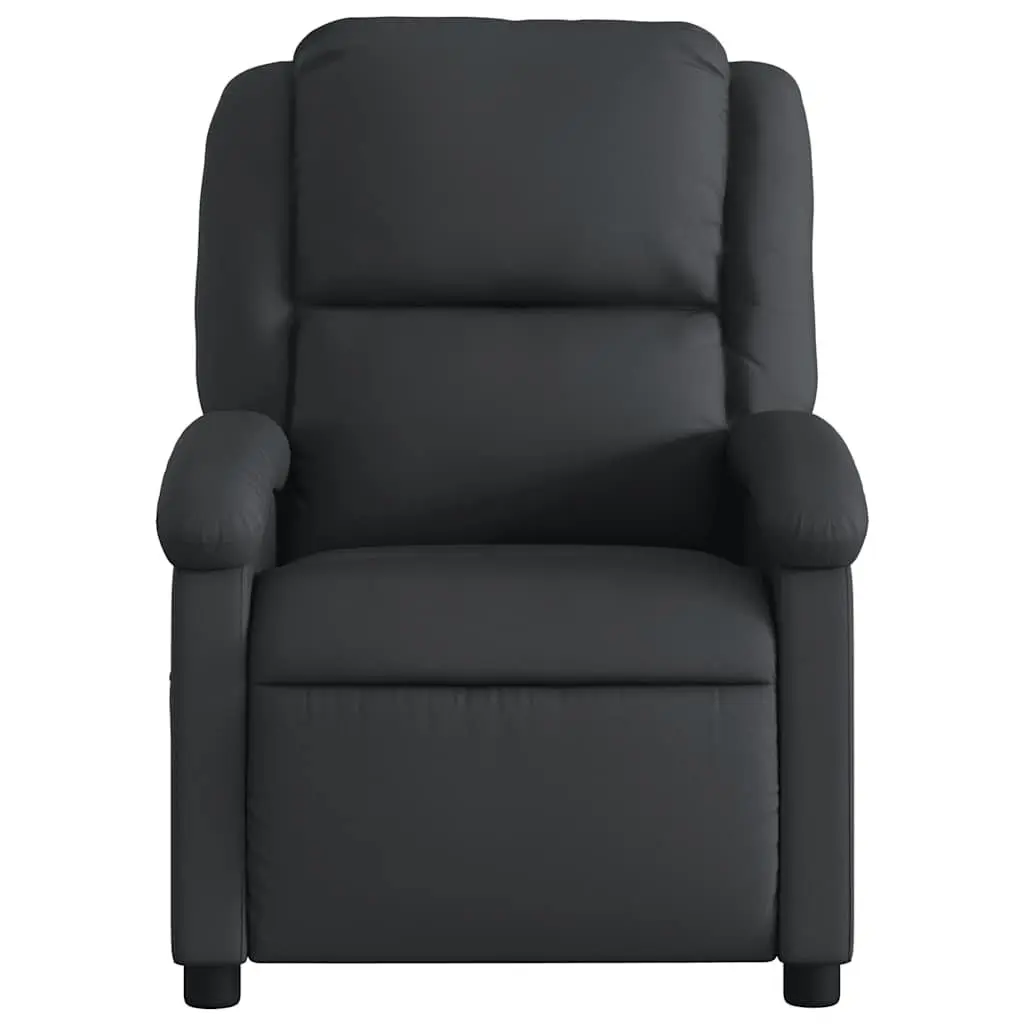 Massage Recliner Chair Manual Recline Vibration 6 Point Black