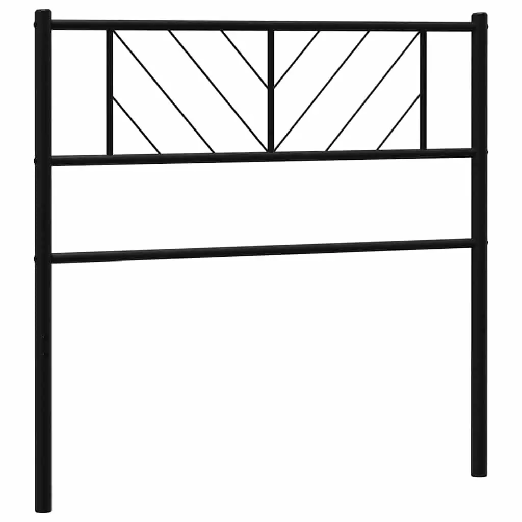 Metal Headboard Black 90cm Bed Frame Head Board Bedroom Furniture