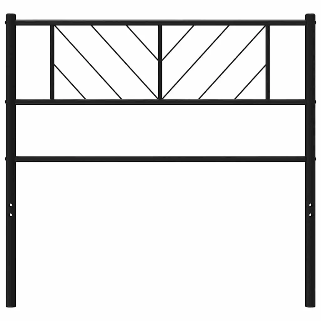 Metal Headboard Black 90cm Bed Frame Head Board Bedroom Furniture