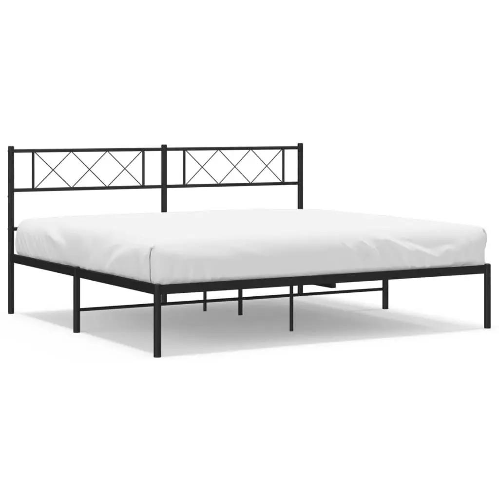 King Metal Bed Frame for Comfort and Support