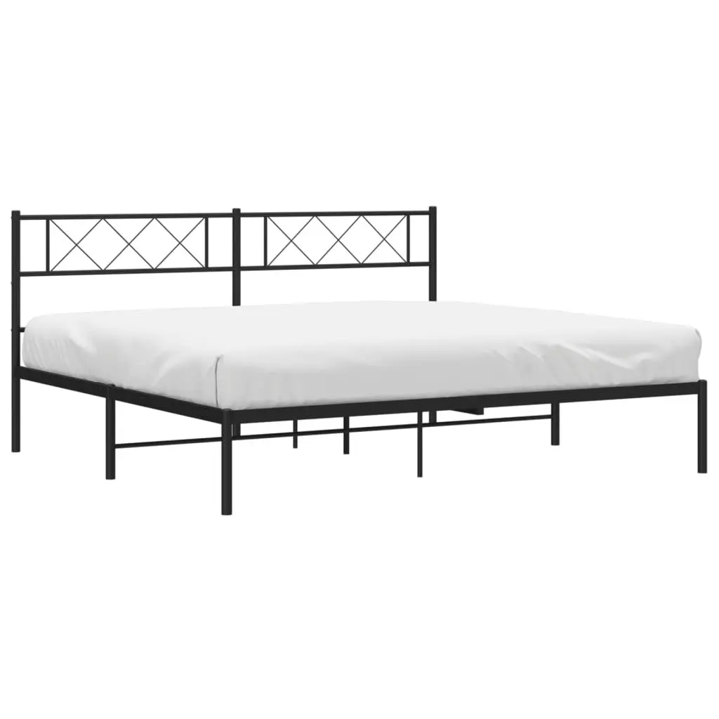 King Metal Bed Frame for Comfort and Support