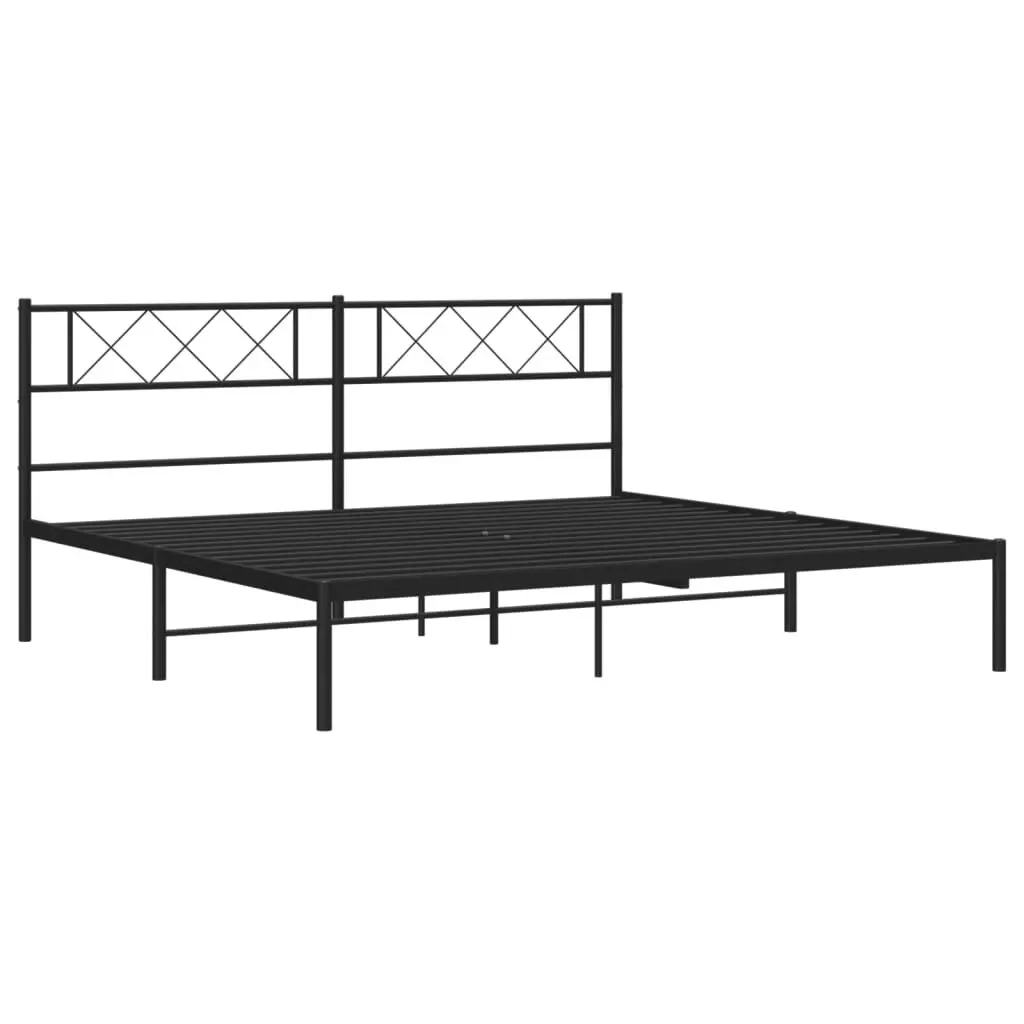 King Metal Bed Frame for Comfort and Support