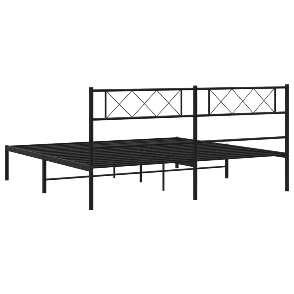 King Metal Bed Frame for Comfort and Support
