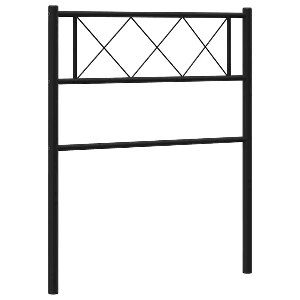 Metal Headboard Black 107cm Bed Frame Head Board Bedroom Furniture