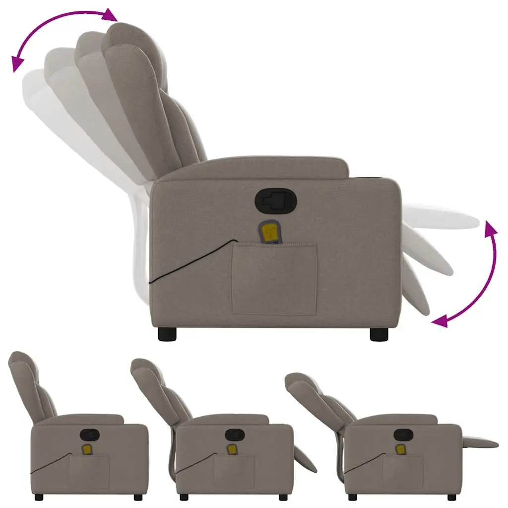 Manual Reclining Massage Chair for Comfort