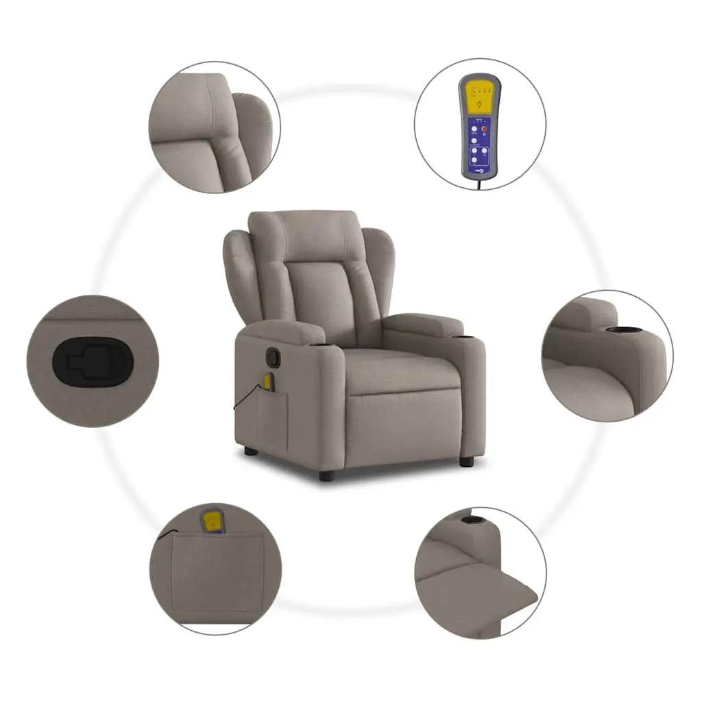 Manual Reclining Massage Chair for Comfort