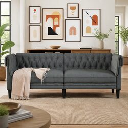 Practical 3-Seater Chesterfield Sofa for Everyday Use