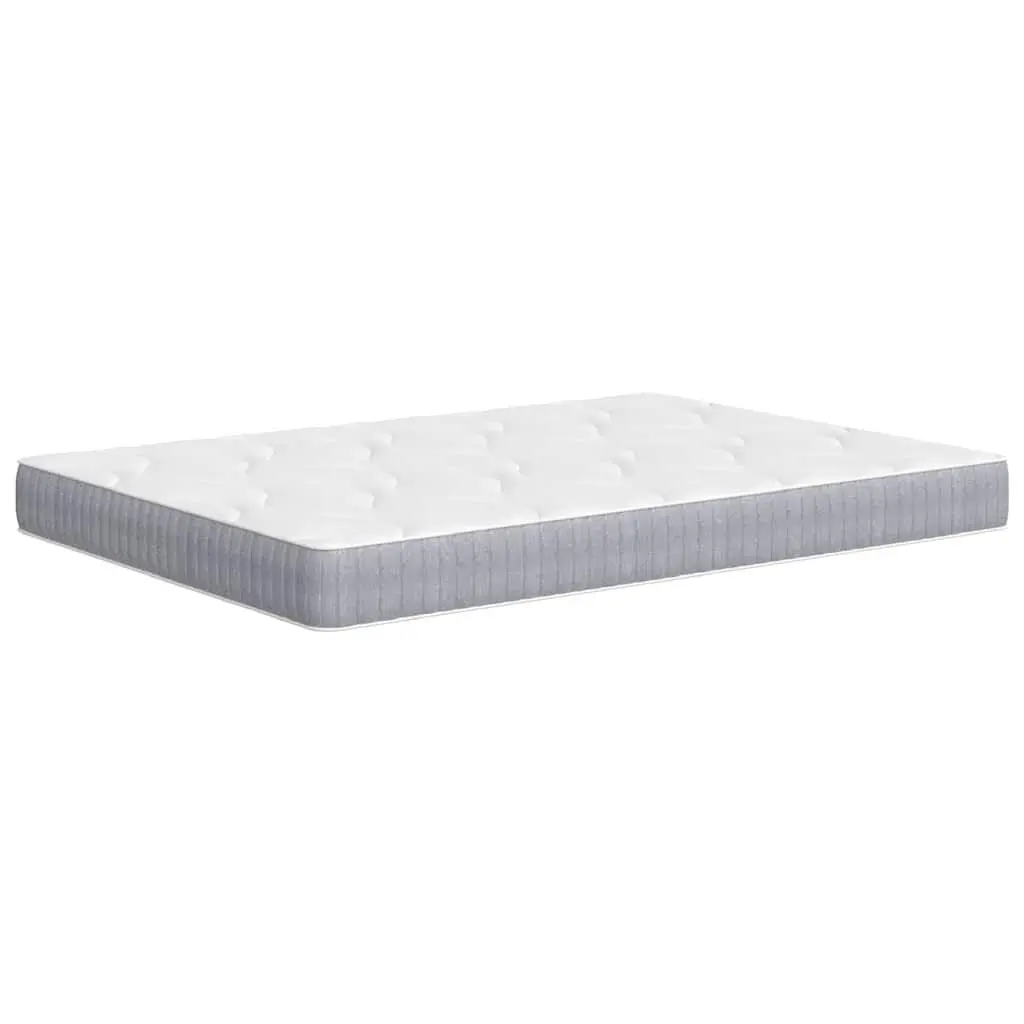 Pocket Spring Mattress Medium Firm 137x190cm White Fabric