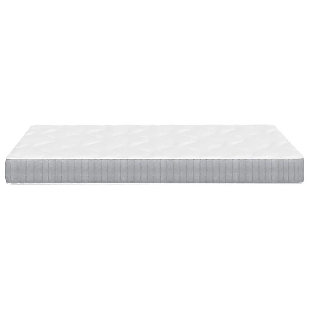 Pocket Spring Mattress Medium Firm 137x190cm White Fabric