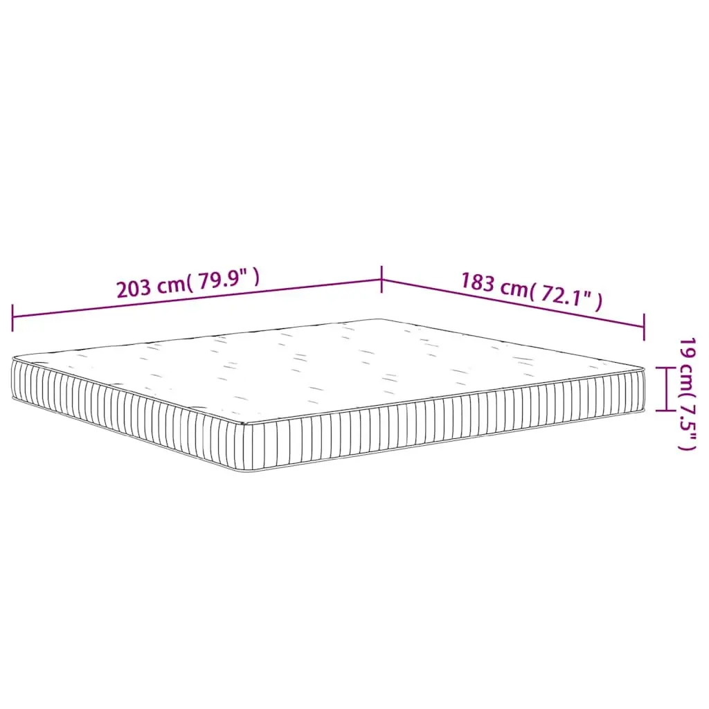 King Size Pocket Spring Mattress for Relaxing Sleep
