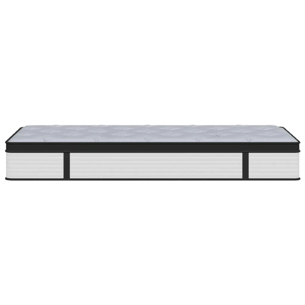 Pocket Spring Mattress Medium 90x190cm Grey Sleep Support 7 Zones