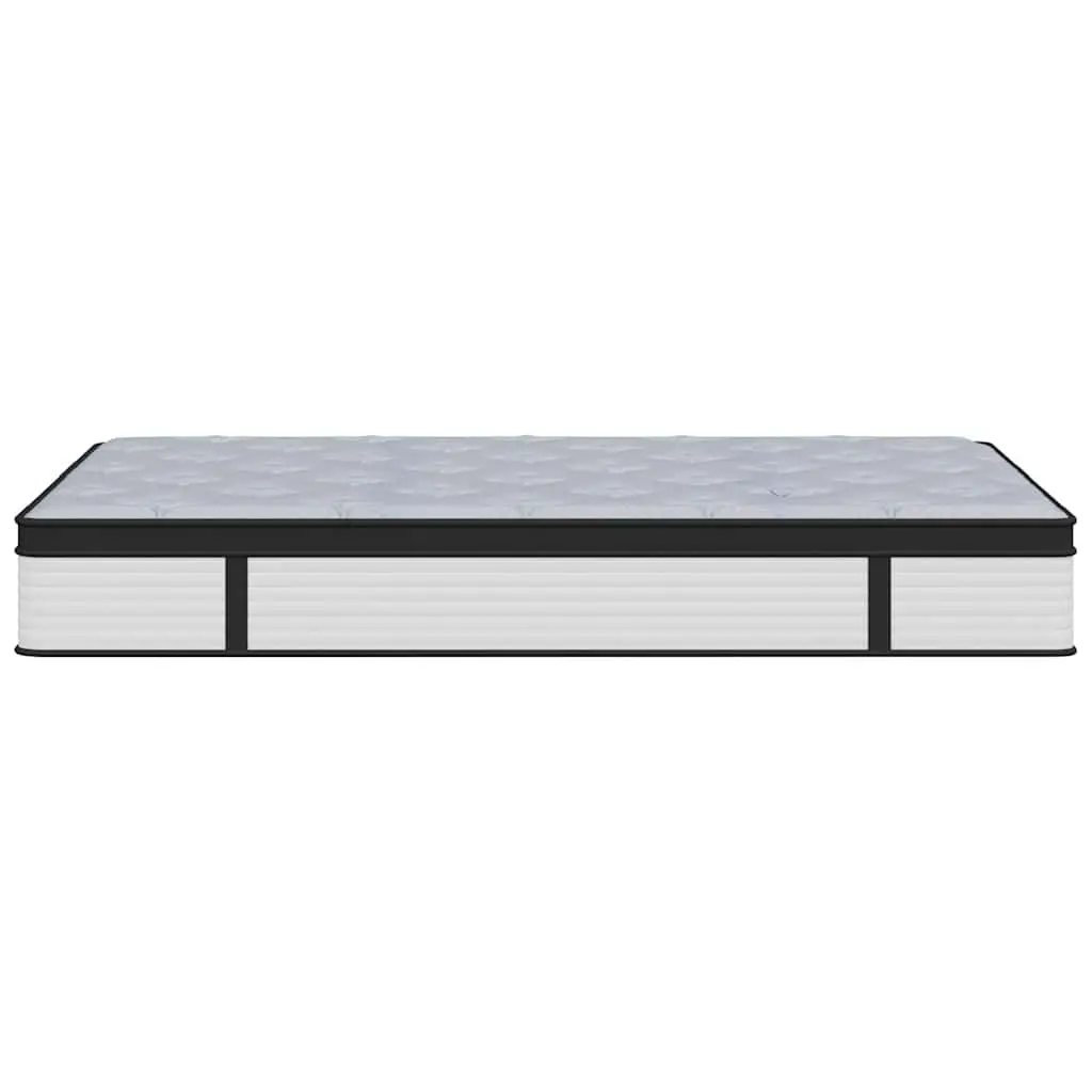 Pocket Spring Mattress Medium Firmness 107x203cm 7-Zone Support Grey