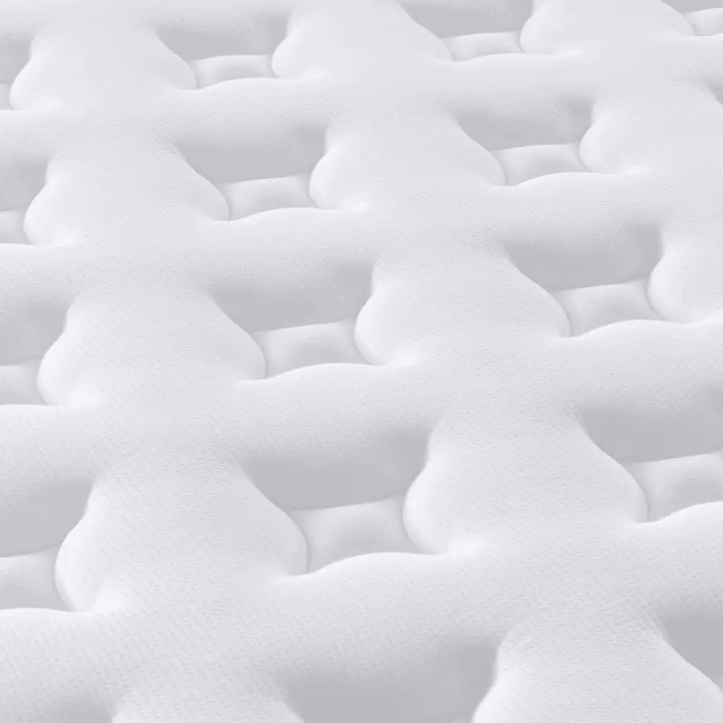 Pocket Spring Mattress Medium Firm 90x190 cm White Bedroom Sleep Foam Support
